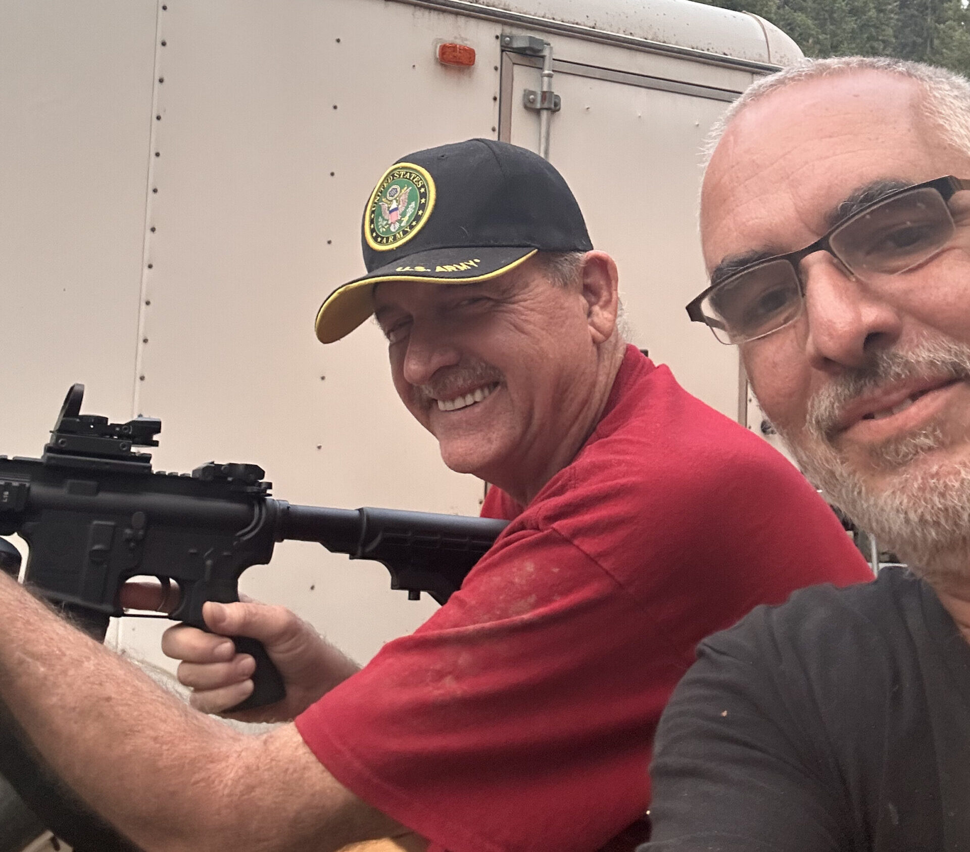 Jim is Mike's Spotter