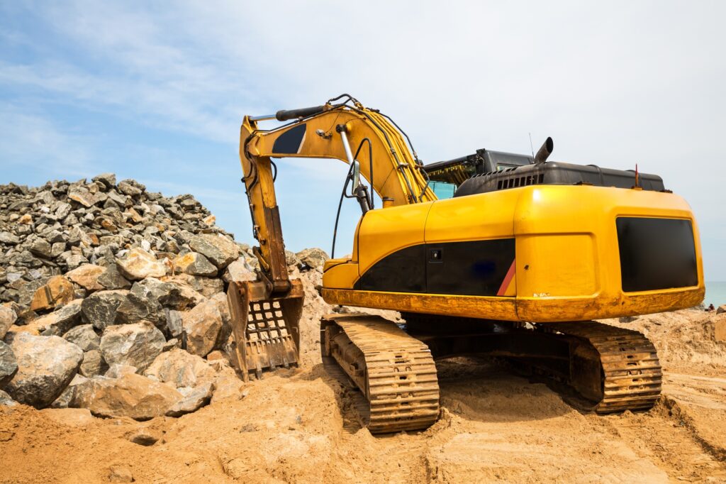Excavation machine by Heavens Homestead
